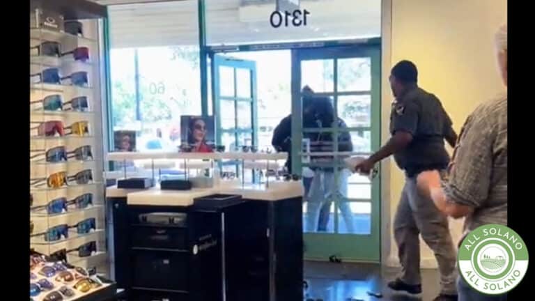 WATCH: Vacaville Security Guard at Sunglass Hut Fends Off Apparent Thieves