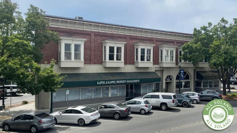 Landmark Triangle Building In Downtown Vacaville Up for Sale