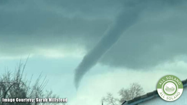 Funnel Cloud Appears in Vacaville