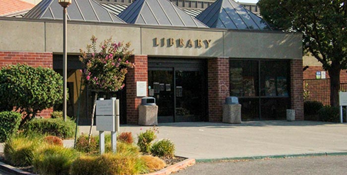 The downtown Library in Fairfield, CA. 