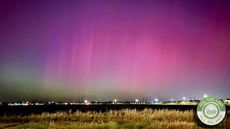 Northern Lights Visible from Solano County